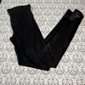 Spanx Leggings Faux Vegan‎ Leather Pants Black High Waist Small